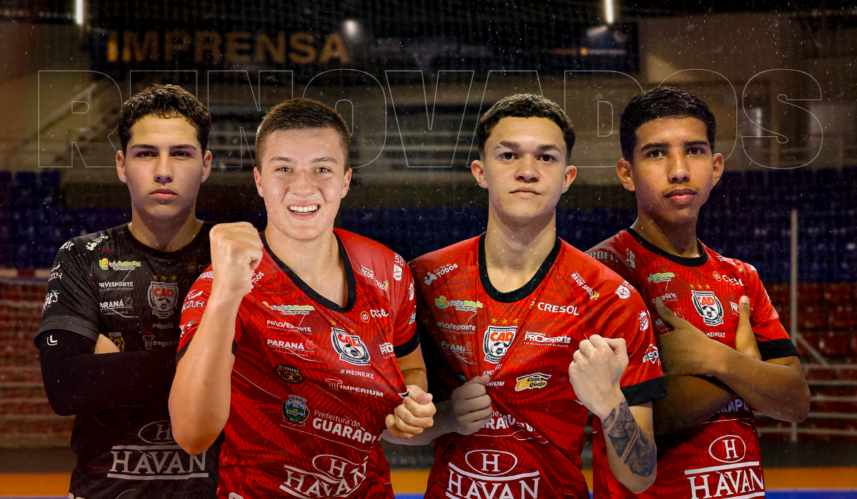 CAD valoriza a base e promove atletas do Sub-20 ao elenco profissional para 2026