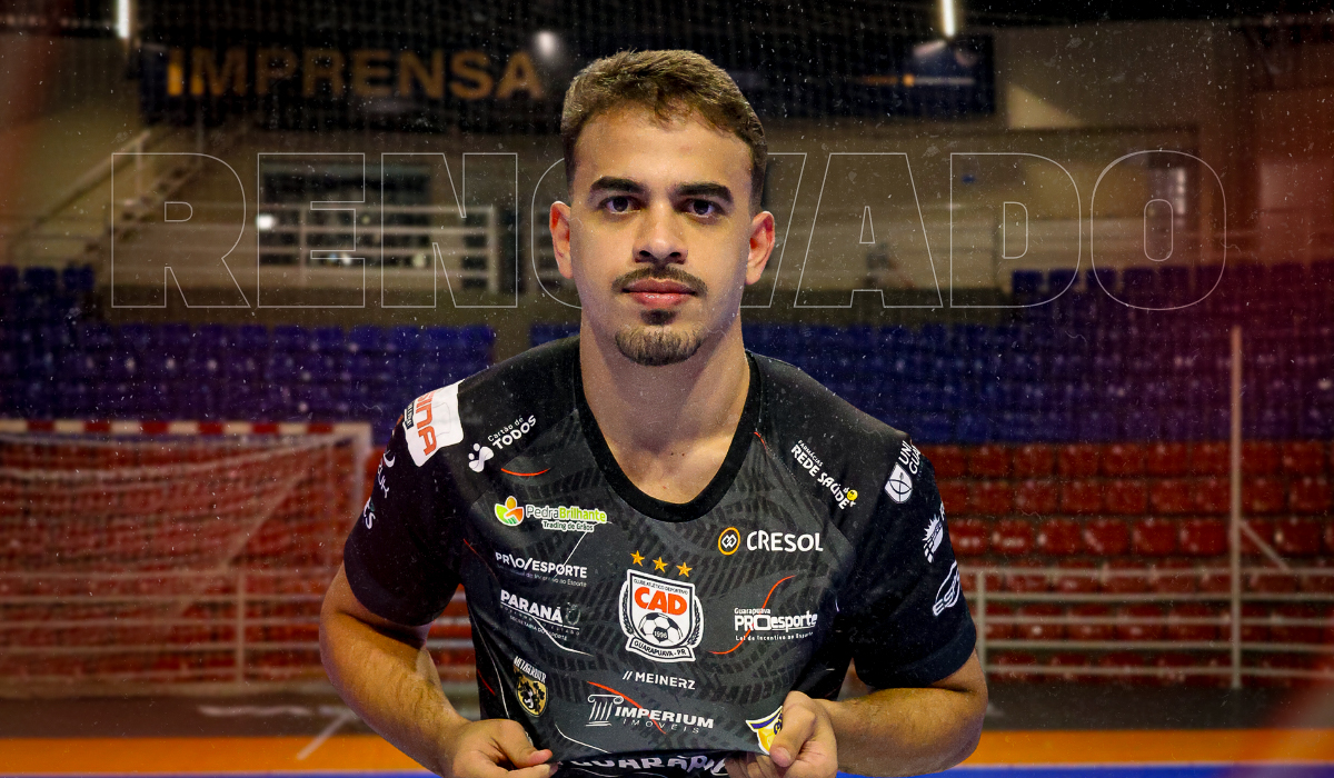 Gui Bandeira renova e segue como referência defensiva do CAD