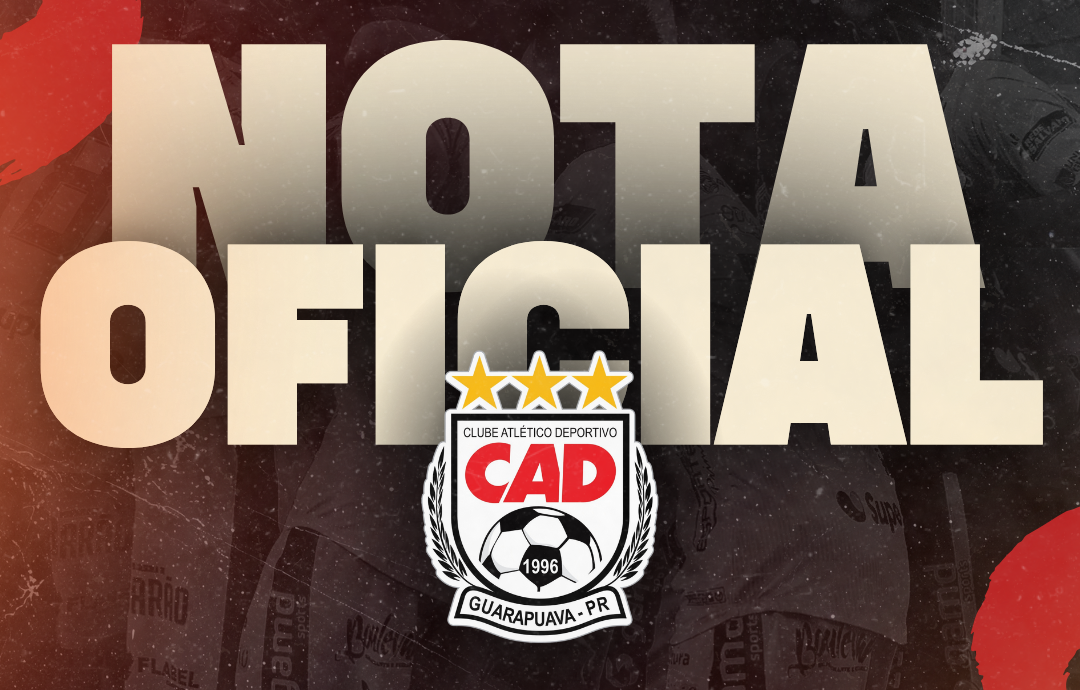 CAD informa que o técnico Neto assume o comando da equipe de forma interina